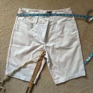 Slazenger Women’s White Flat Front Shorts